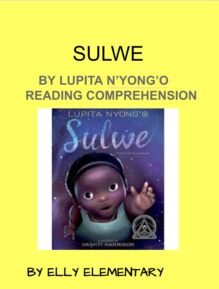 Sulwe by Lupita Nymg'o Reading Comprehension Worksheet