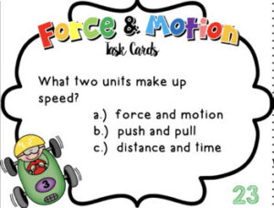 Force and Motion Boom Cards | Force and Motion Task Boom Cards | Made ...