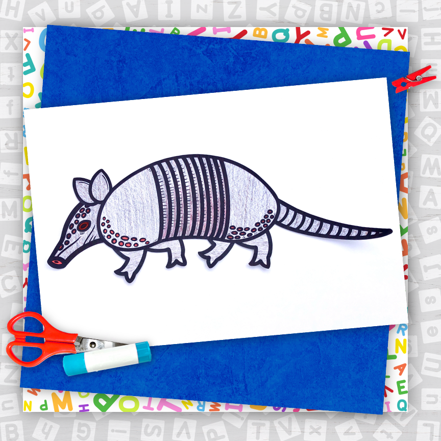 Armadillo Craft Texas State Symbols Western Craft Made By Teachers