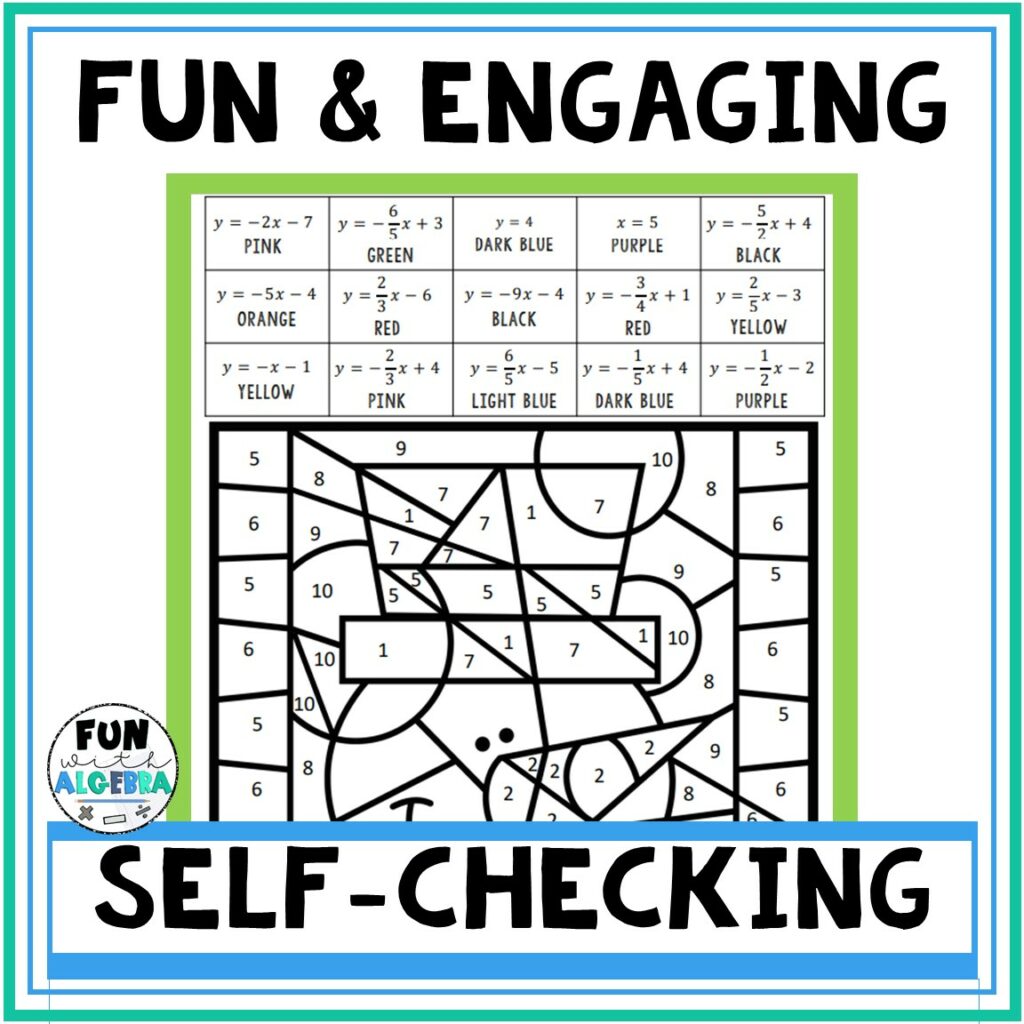 Writing Equations of Parallel & Perpendicular Lines {Winter Themed ...