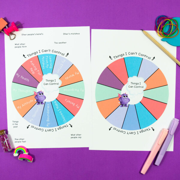 Things I Can Control Poster Pack for Emotional Regulation Poster and ...