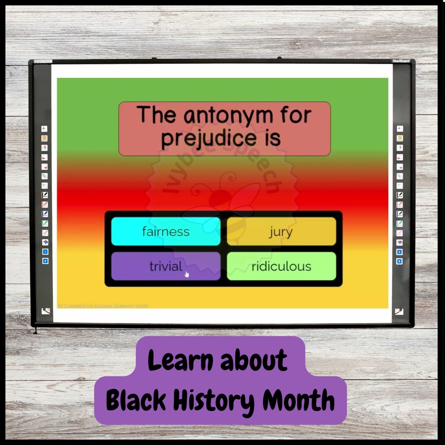 Black History Month Synonyms and Antonyms Boom Cards Made By Teachers