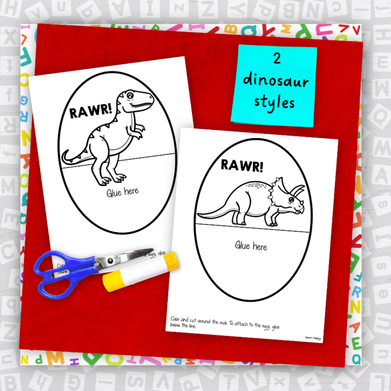 Hatching Dinosaur Craft | Made By Teachers