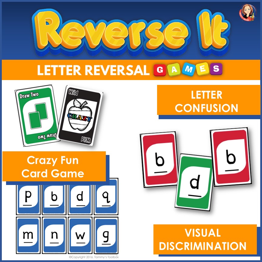Letter Reversal Card Game Made By Teachers