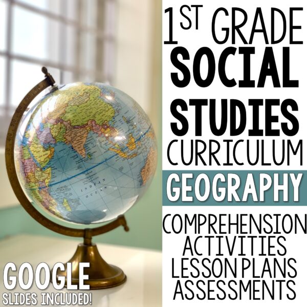 1st Grade Social Studies Geography Curriculum Google Slides Made By