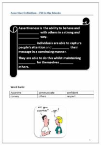 Assertive Communication Skills Workbook - no prep - editable - Made By ...
