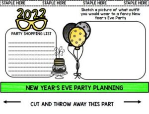 2022 New Year's Resolutions - Interactive Notebook - Reading Writing ...