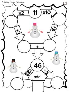 Winter Math Maze | Multiplication and Division | 20 Puzzles | 2-4th Gr ...