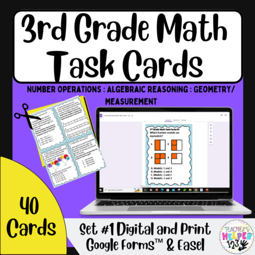 3rd Grade BUNDLE All Math Units | Virtual | Vocab | Anchor Charts ...