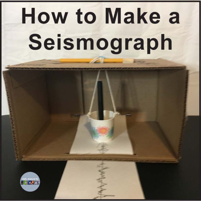 Seisometer Craft Build a Model of a Seismograph Earthquake Activity - Made By Teachers