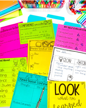 Parent Teacher Conference Forms Conference Reminders Reports Editable ...