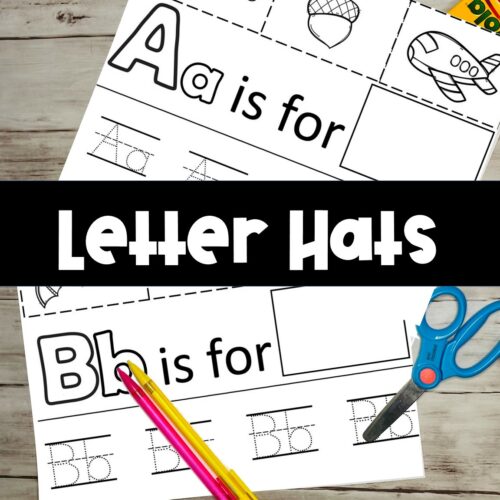 Kindergarten Letter of the Week Hats Beginning Sound Phonics Made