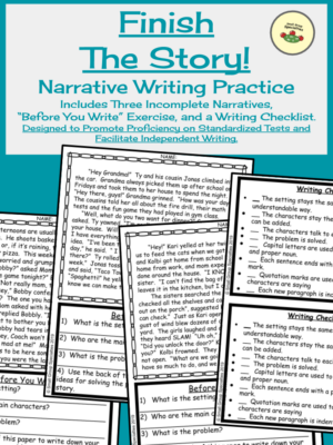 Finish the Story - Narrative Writing Practice