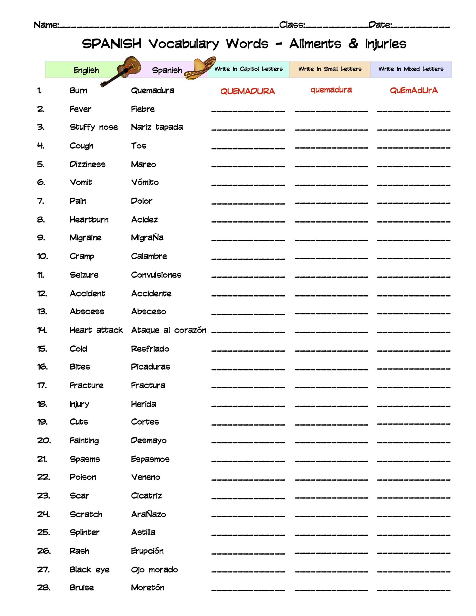 the-ultimate-spanish-vocabulary-word-list-column-worksheets-bundle