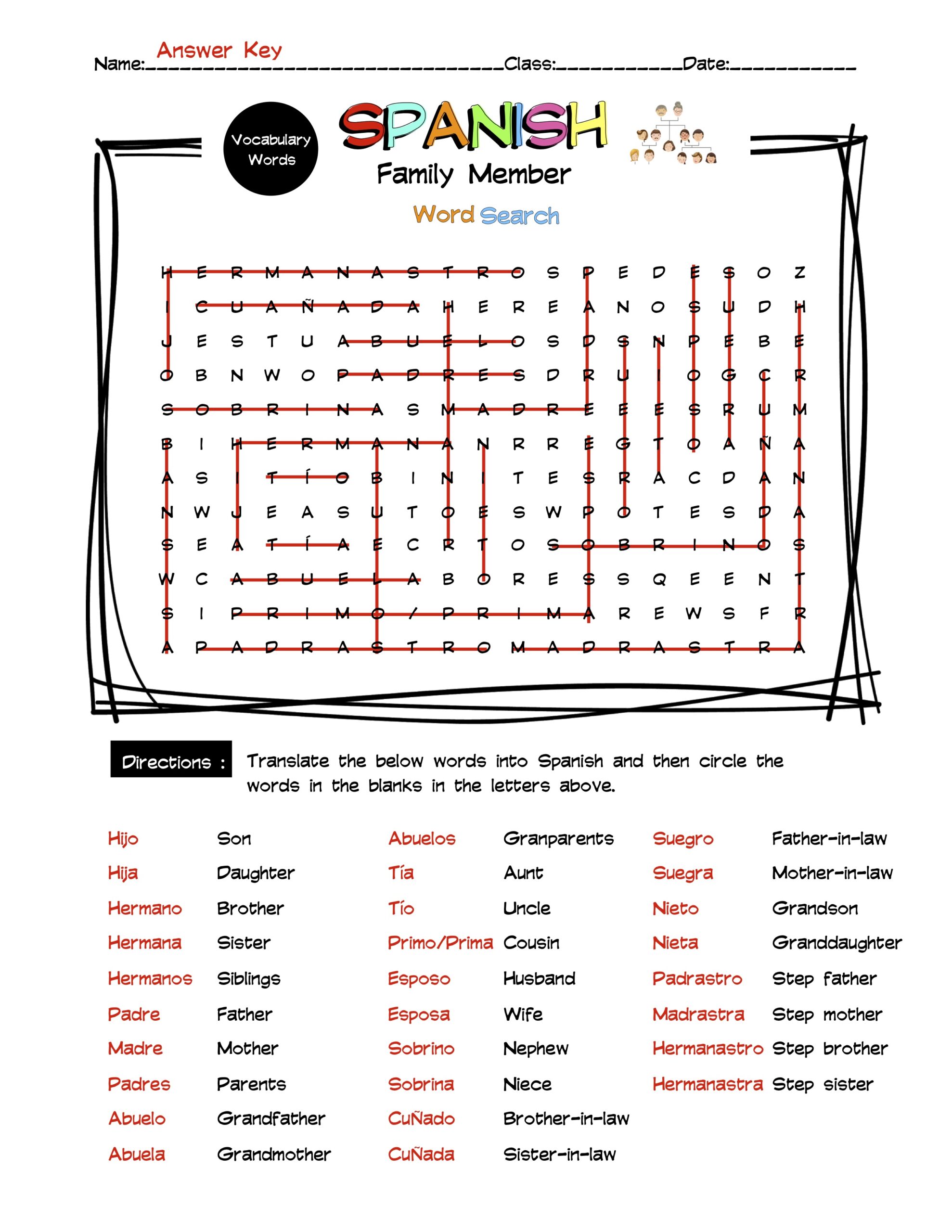 spanish-family-members-vocabulary-word-search-answer-key-made-by