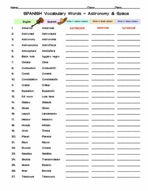 Spanish Common Phrases Vocabulary Matching Worksheet & Answer Key ...