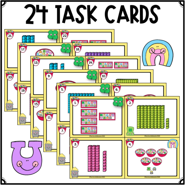 Place Value - Tens and Ones - Spring Math - Write the Room - Made By ...