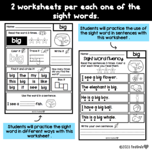 Pre Primer Dolch Sight Words. Flashcards and Worksheets - Made By Teachers