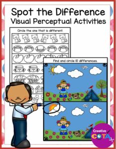 Winter Spring Summer and Fall Occupational Therapy Visual Perception ...