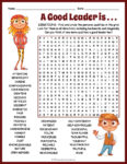 LEADERSHIP Word Search Puzzle Worksheet Activity | Made By Teachers
