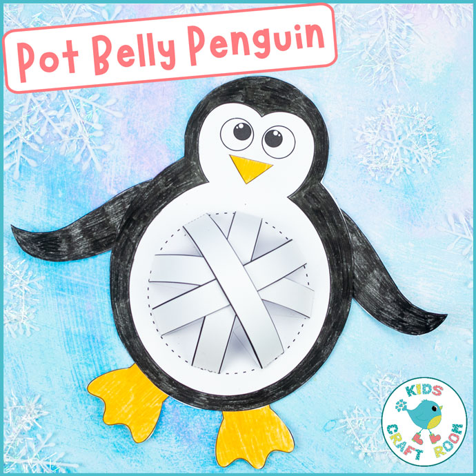 Cute Penguin With A Pot Belly