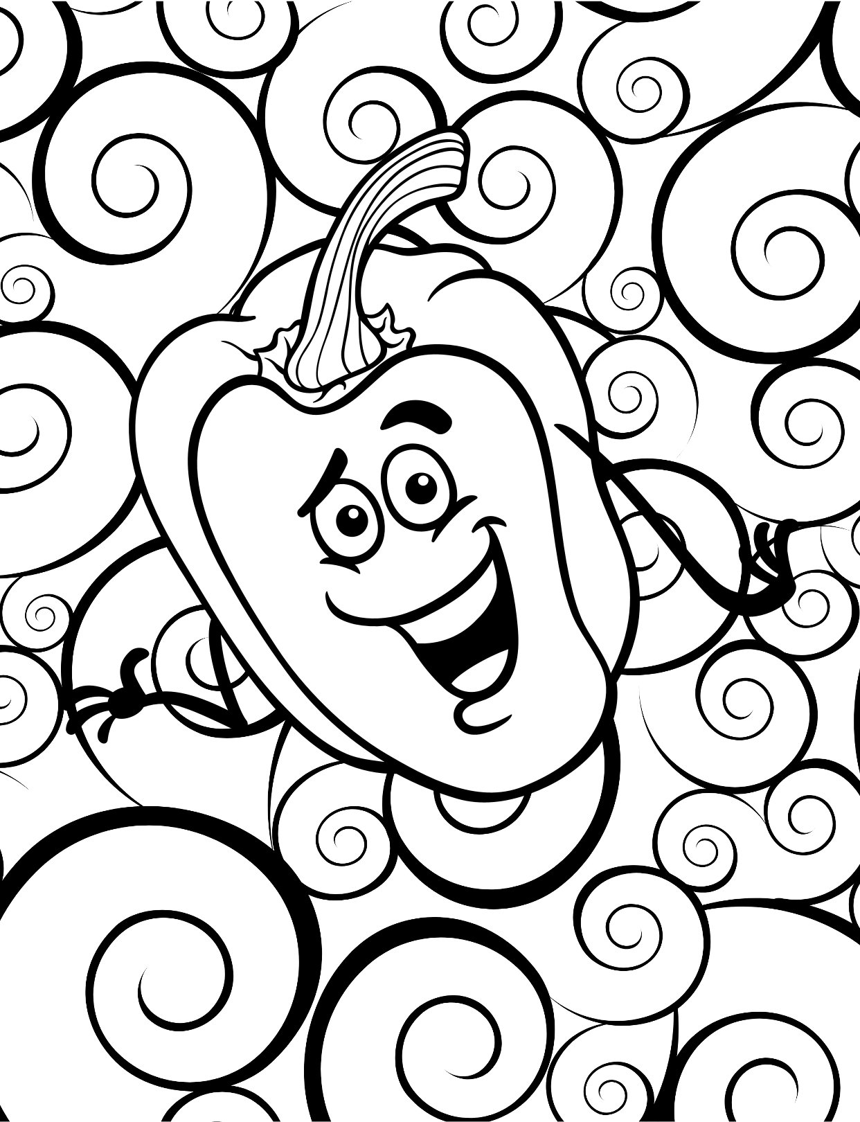Fruits and Vegetables Coloring Book:A Super Cool Collection of Funny