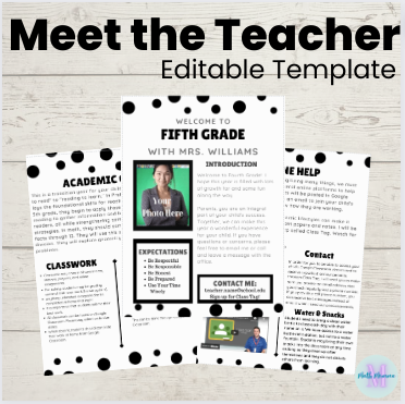 Open House Meet the Teacher Letter (Editable) | Made By Teachers