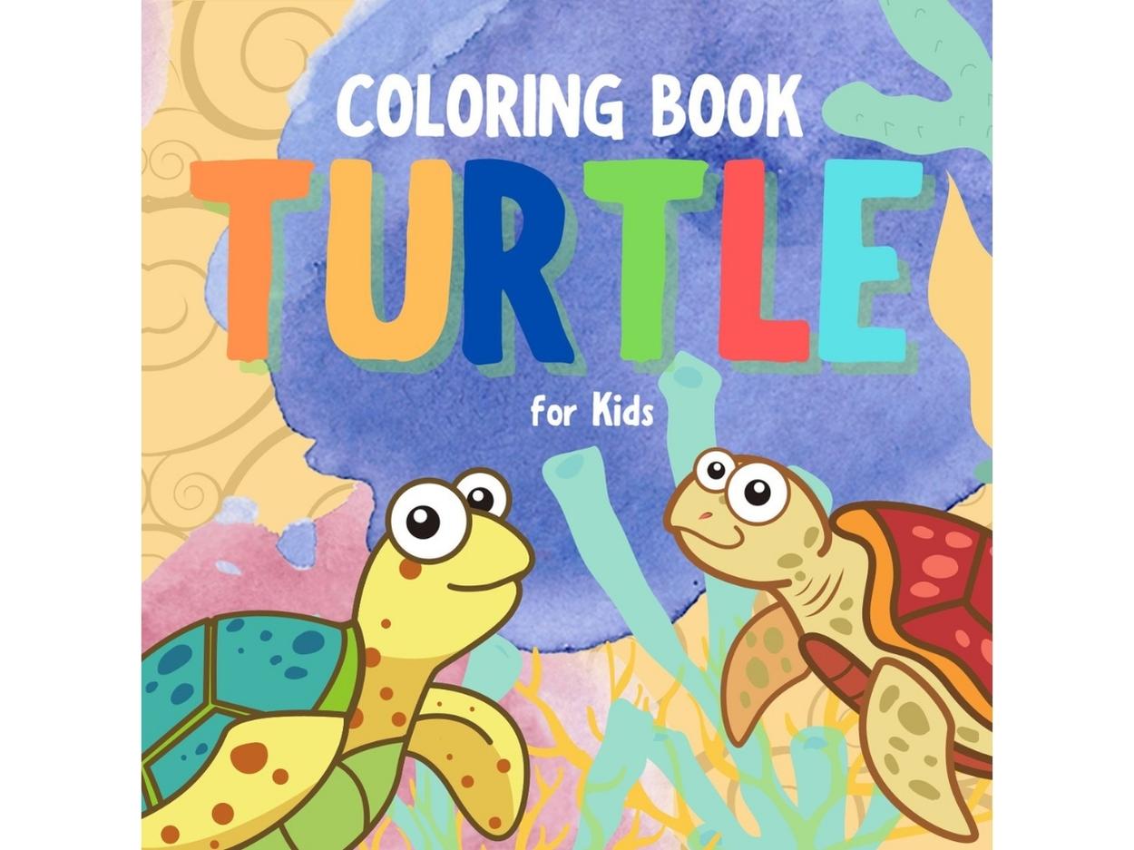 Turtle Coloring Book for Kids:A Fun Collection of Simple Abstract ...