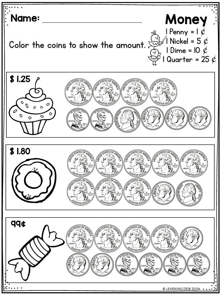 COUNTING COINS MONEY WORKSHEETS AND GOOGLE SLIDES Made By Teachers