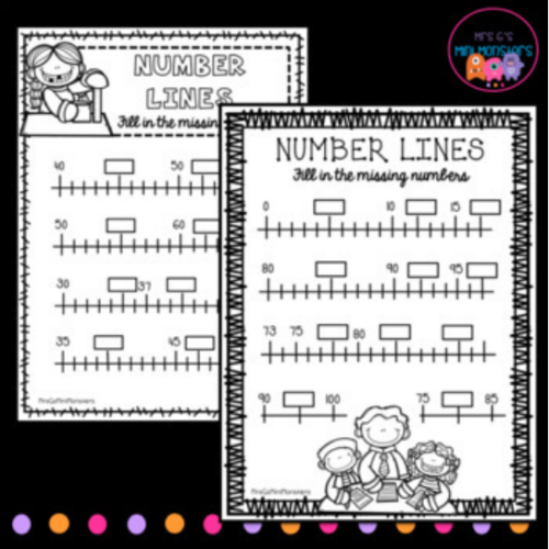 Number Lines to 100 Worksheets Made By Teachers