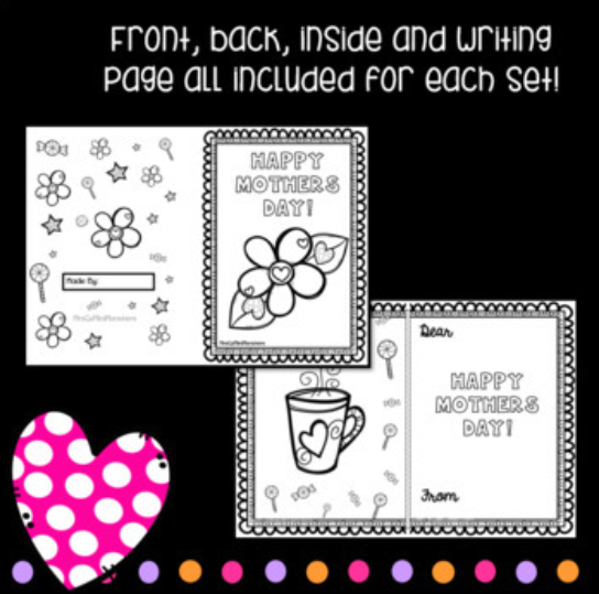 Mothers Day Card Templates | Made By Teachers
