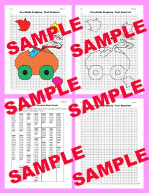 Easter Coordinate Plane Graphing Picture: Easter Parade | Made By Teachers