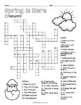 NO PREP SPRING BREAK Crossword Puzzle Worksheet Activity | Made By Teachers