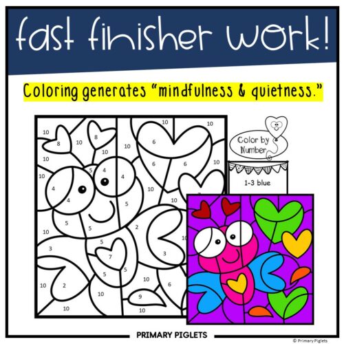 VALENTINE'S DAY COLOR BY NUMBER | VALENTINE'S DAY COLOR BY CODE ...