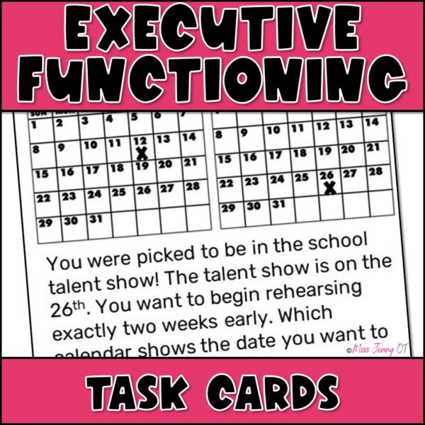 Middle School Executive Functioning Activities Task Cards | Made By ...