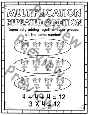 Multiplication as Repeated Addition Arrays Worksheets | Made By Teachers