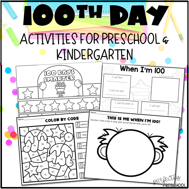 100th Day Of School Activities For Preschool And Kindergarten Made By