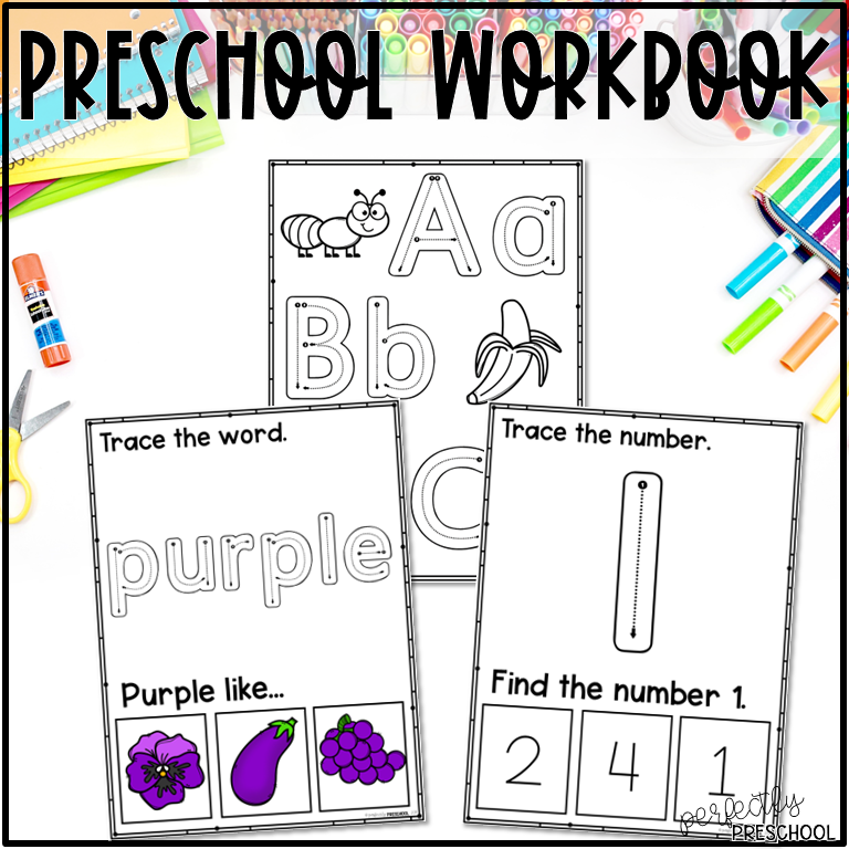 Pre-K and Preschool Workbook | Made By Teachers