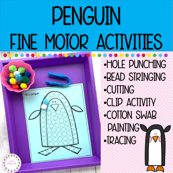 Penguin Fine Motor Activities | Made By Teachers