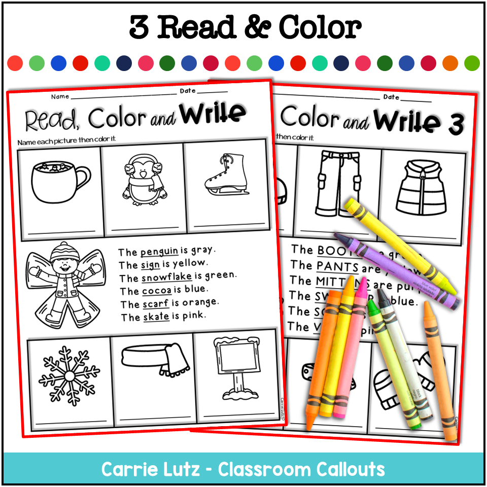No Prep First Grade Winter Reading Worksheets | Made By Teachers