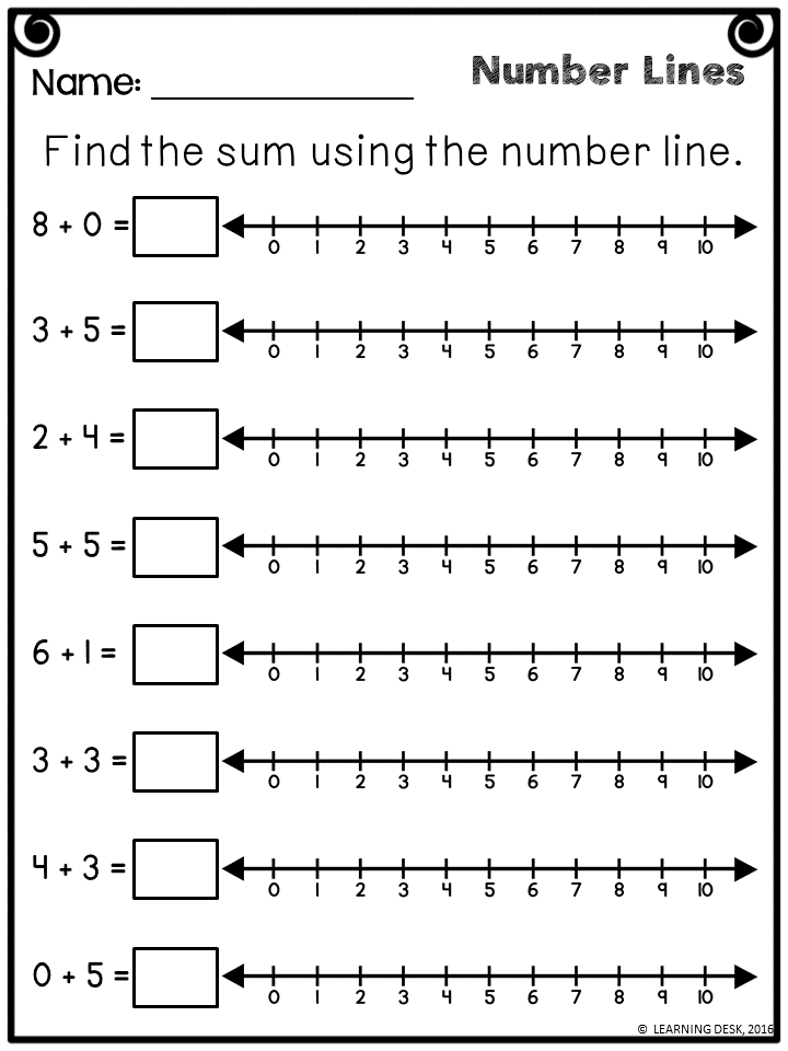 Number Lines Addition to 20 Worksheets and Google Slides | Made By Teachers