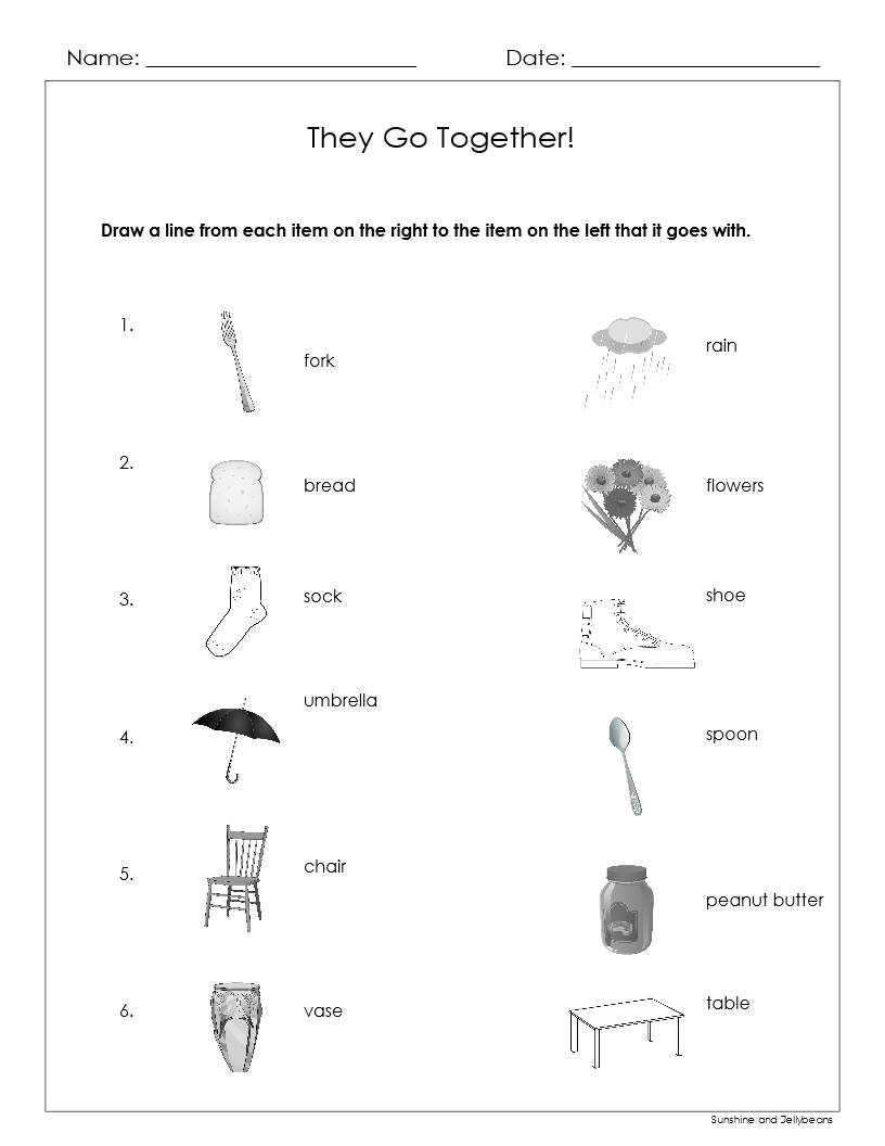 Similar Things And Categories 4 Worksheets Matching And Sorting similar-things-and-categories-4-worksheets-matching-and-sorting