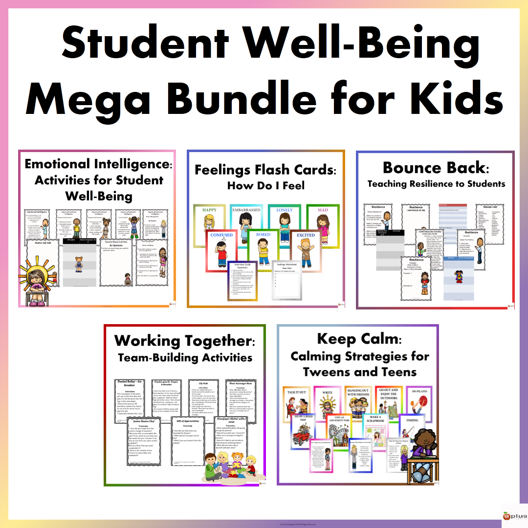 Student Well-Being For Kids Mega Bundle