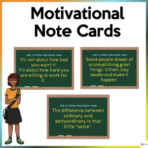 Motivational Note Cards