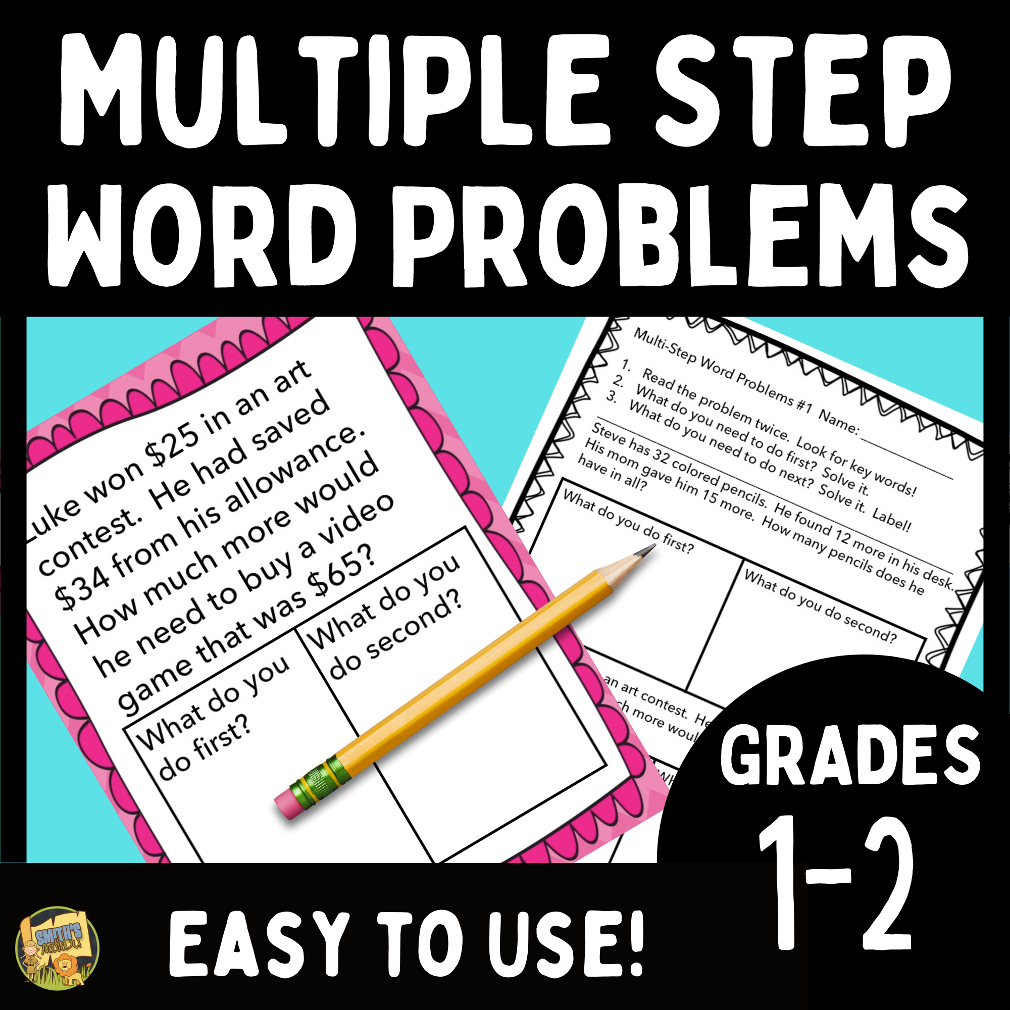 Multi step Word Problems Adding And Subtracting To 100 Multiple Step