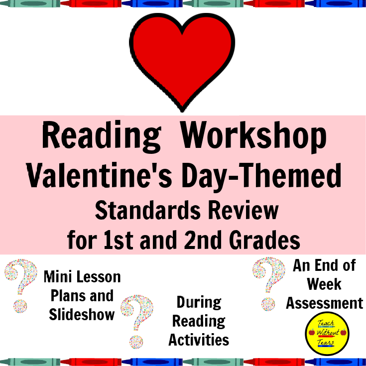 Valentine's Day Reading Workshop Lessons for 1st and 2nd Grade