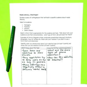 Digital Media Literacy Unit Made By Teachers