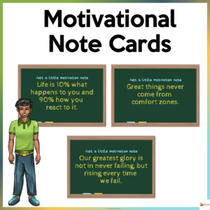 Motivational Note Cards