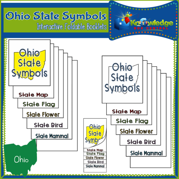 Ohio State Symbols Interactive Foldable Booklets Made By Teachers