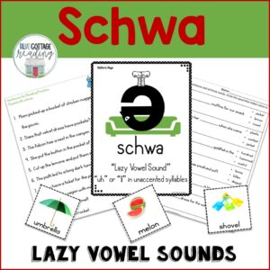 Schwa Activities and Worksheets